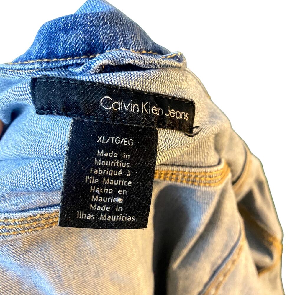 Calvin Klein Jeans Denim Jacket Size XL - Picture 4 of 4